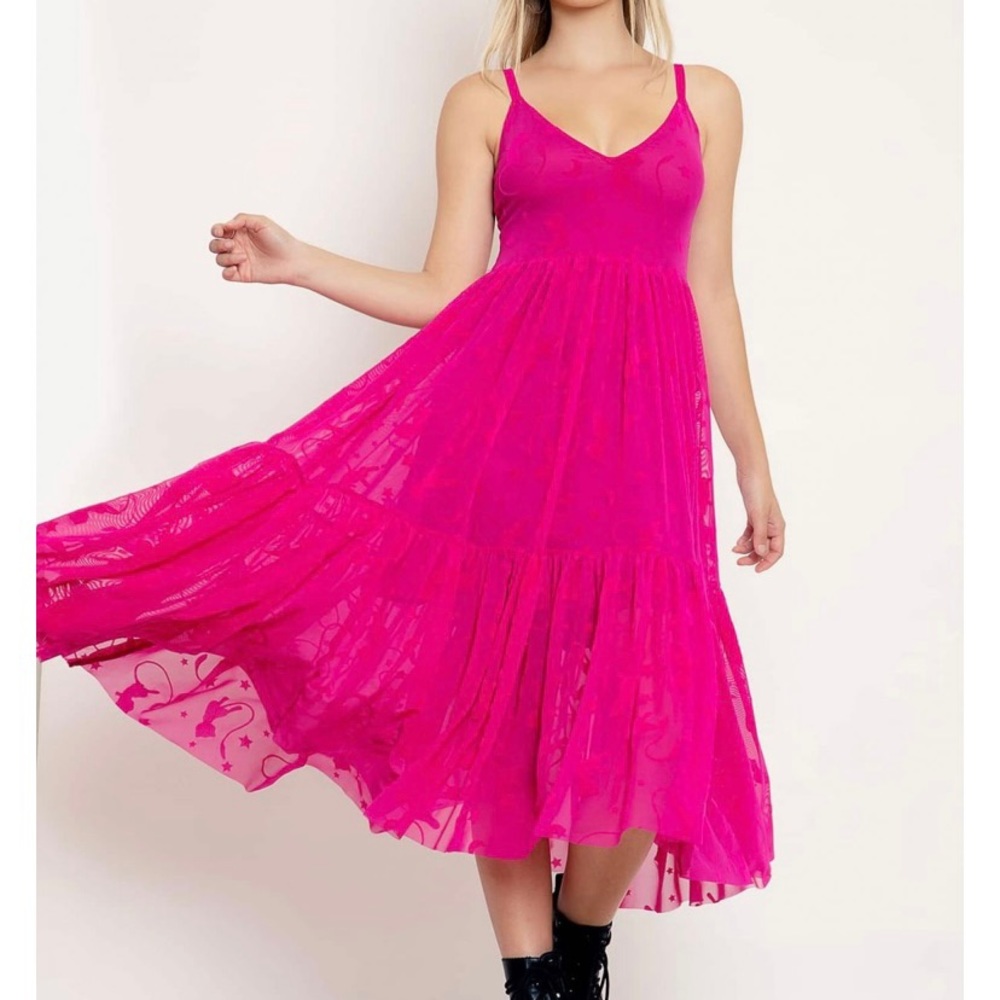 BLACKMILK MEW SHEER MIDAXI DRESS - LIMITED EDITION